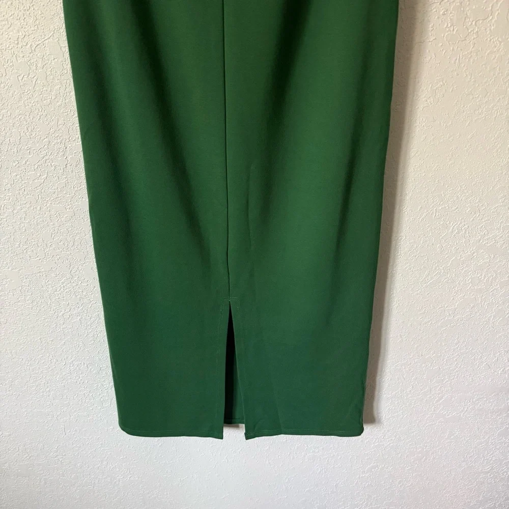 NWT Michael Costello x Revolve Amira Midi Skirt in Green - Picture 8 of 8